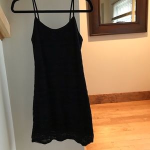Mini black dress